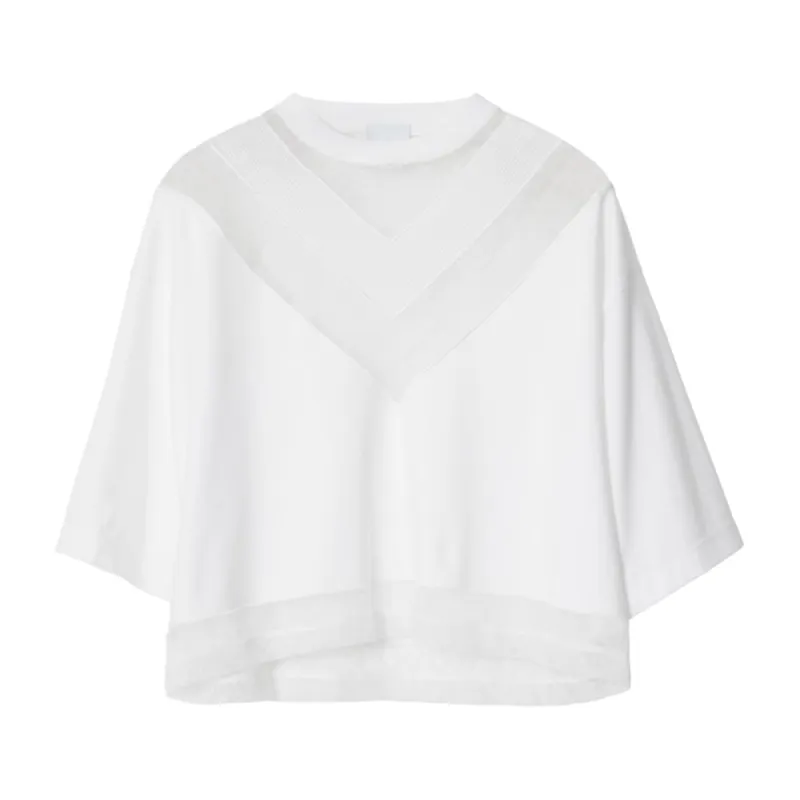 Burberry Cropped Cotton Top