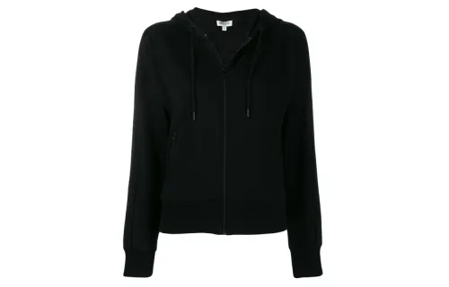 KENZO Sweatshirts Women's Black Hooded Moderate Regular