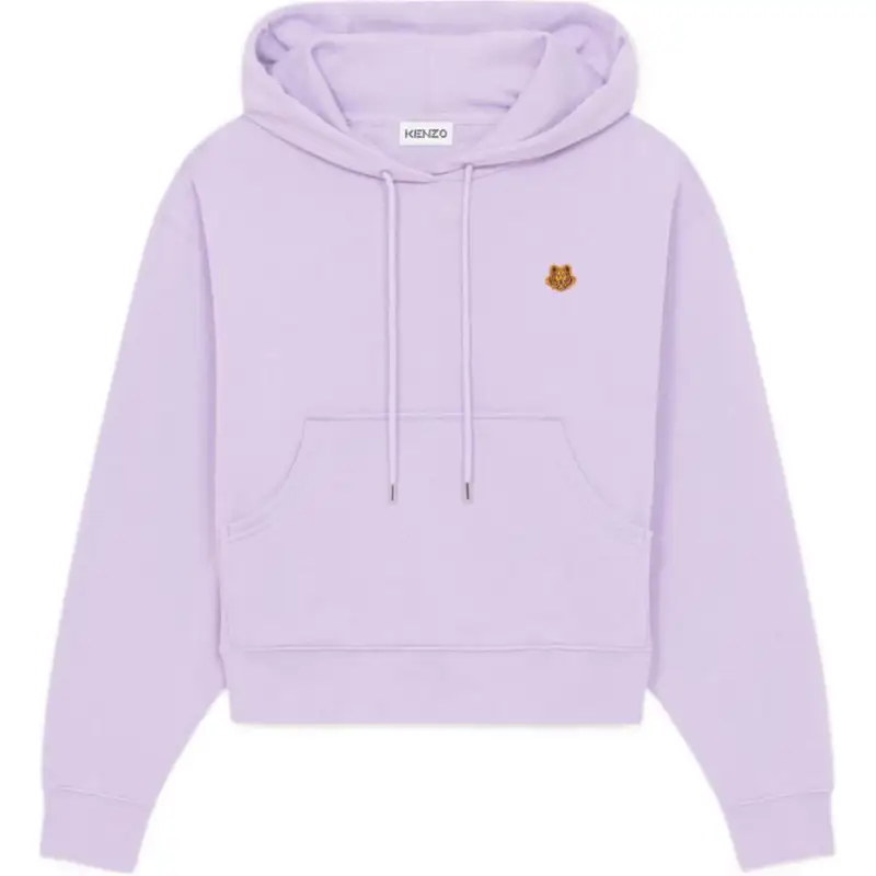 KENZO Sweatshirts Women's Purple Hooded Moderate Regular