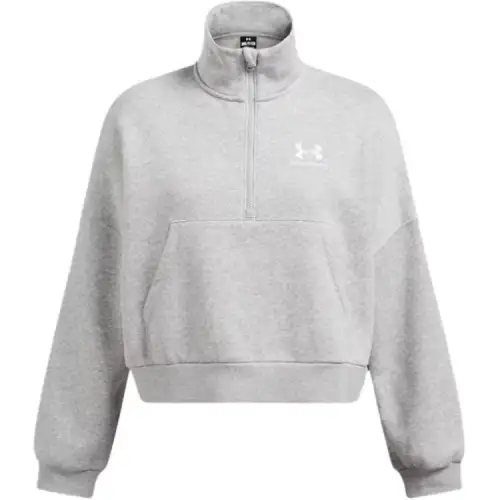 Under Armour Icon Fleece Oversized Sweatshirt Women's Light Gray
