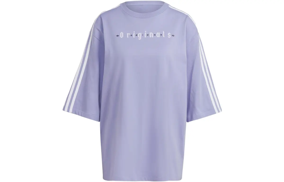 adidas originals Oversized Sporty Tee Purple