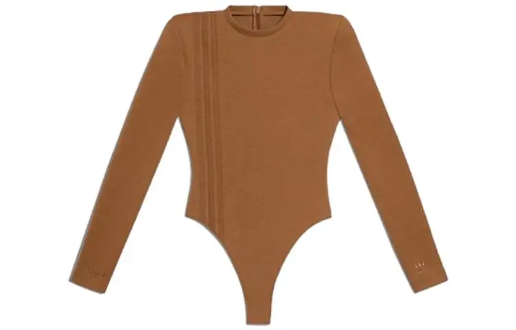 Adidas Ivy Park 3 Stripes Bodysuit Wild Brown