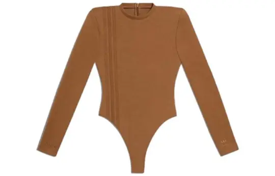 Adidas Ivy Park 3 Stripes Bodysuit Wild Brown