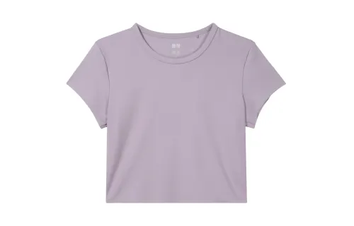 UNIQLO T Shirt Women's Taro Purple