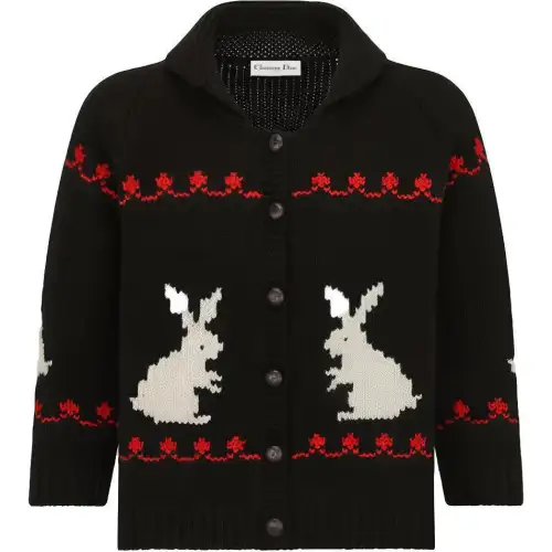 DIOR FW21 Cashmere Sweater Women's Black