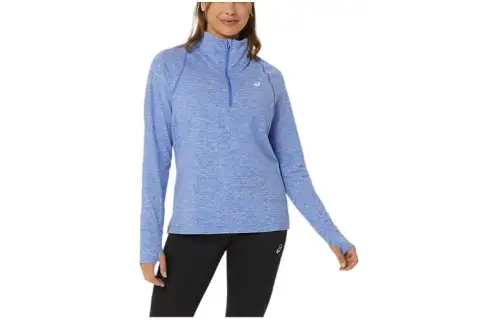 Asics Thermopolis Half Zip T Shirt Women's Blue