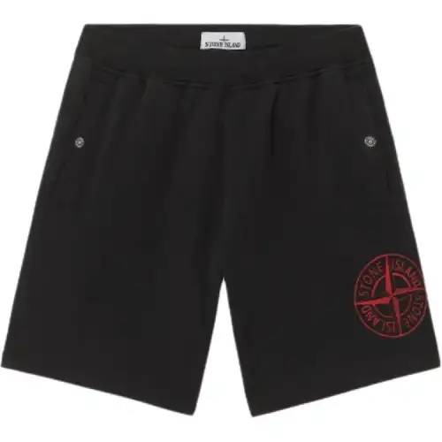 STONE ISLAND Year Of The Snake Limited Collection Casual Shorts Unisex Black