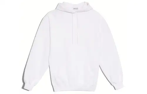Balenciaga Logo Hoodie 'White'