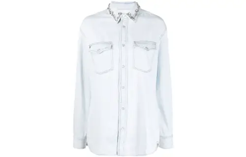 Golden Goose Embellished Denim Blouse