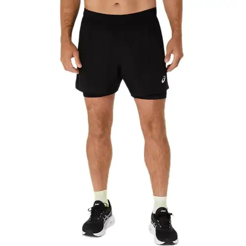 Asics SILVER Casual Shorts Men's Performance Black
