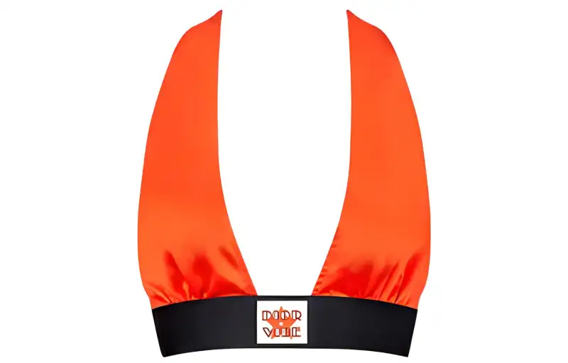 DIOR Quarterly New Products Camisoles Women's Orange Moderate Halter Neck