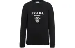 PRADA Logo Knitted Round Neck Jumper