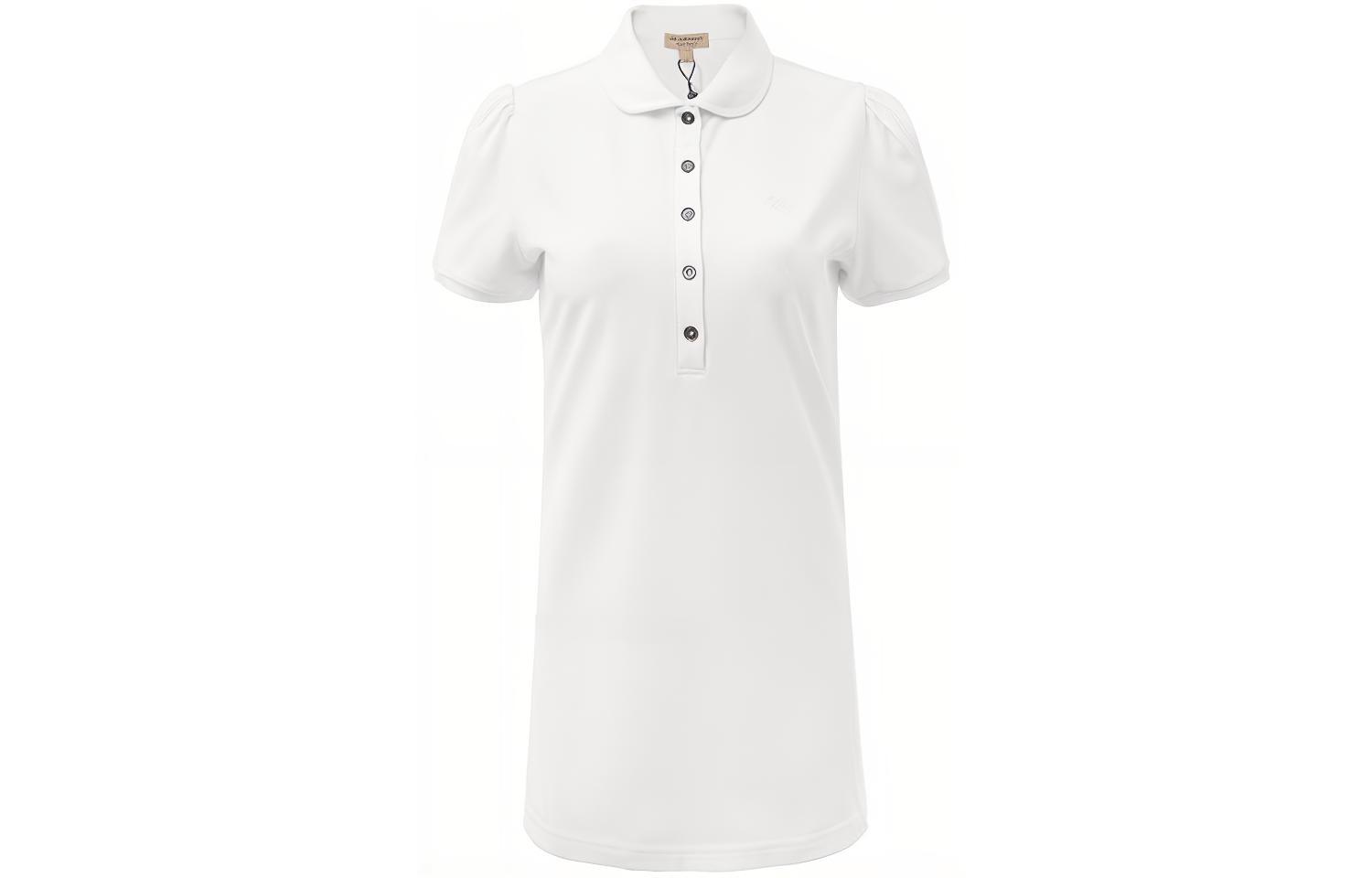 Женская футболка Burberry Polo (белая)