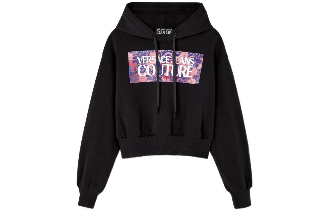 Худи Versace Jeans Couture SS22 Logo (черное)