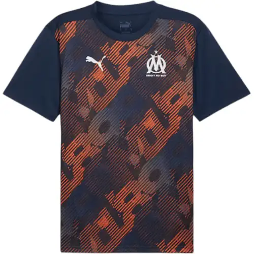 PUMA Olympique De MarseilleDRYCELL SS24 Soccer Jersey Men's Marine Blue