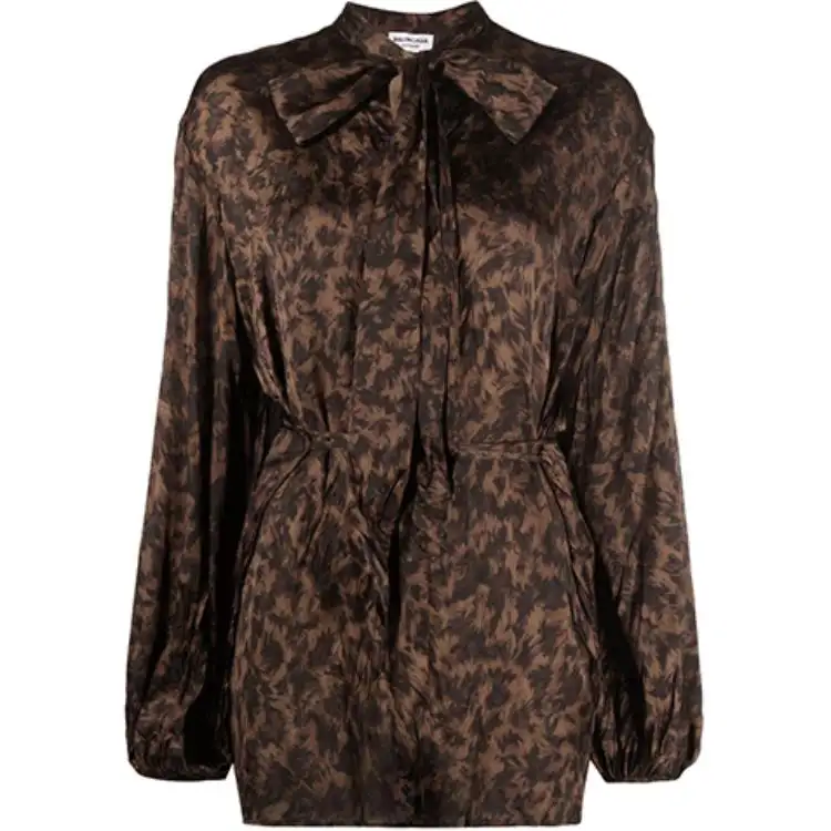Balenciaga SS22 Shirt Women's Brown