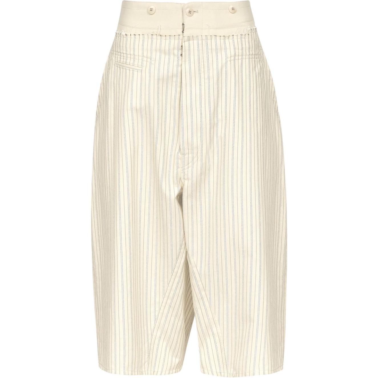 Мужские шорты Maison Margiela Pinstripe (бежевые)