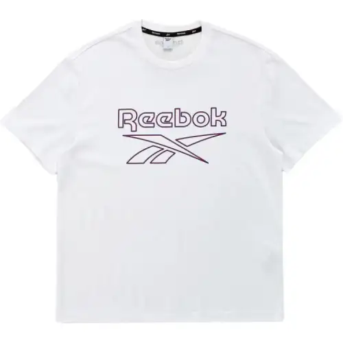Reebok T Shirts Women's White Crew Neck Moderate