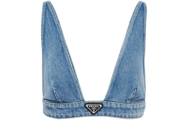PRADA Organic Denim Top Navy