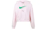 Nike Sweatshirts Women's Pink Hooded Moderate Regular