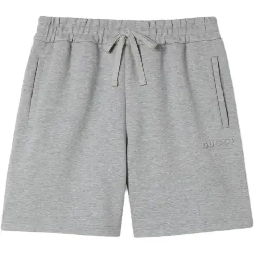 GUCCI Embossed Cotton Jersey Shorts