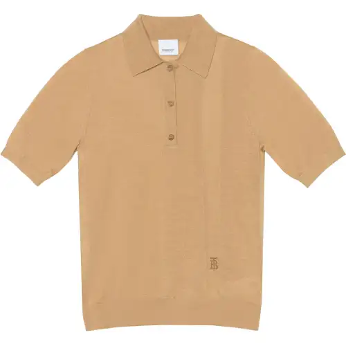 Burberry Polo Shirt Women's Camel