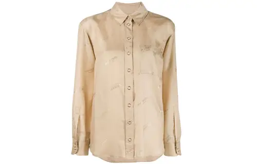 Burberry Shirts Women's Yellow Lapel Moderate Other