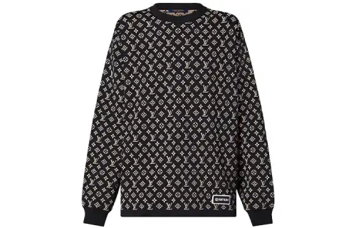 LOUIS VUITTON Monogram Jacquard Pullover