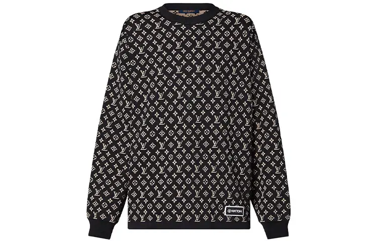 LOUIS VUITTON Monogram Jacquard Pullover