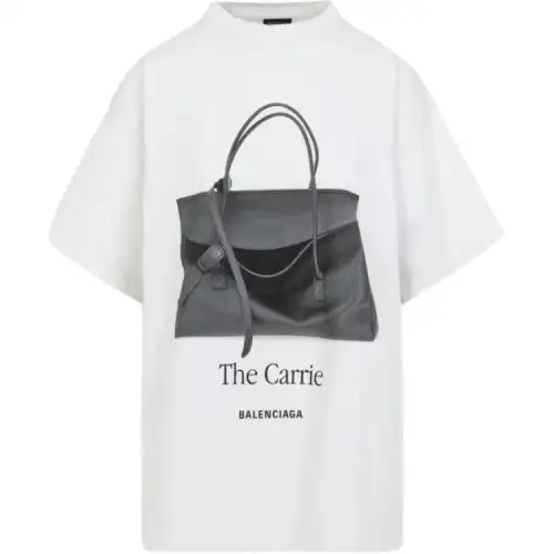 Balenciaga Graphic Printed Crewneck T Shirt