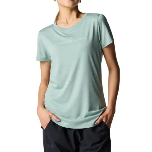 Under Armour Tech Regular T Shirt Women's Silicone Green Light Heather 348