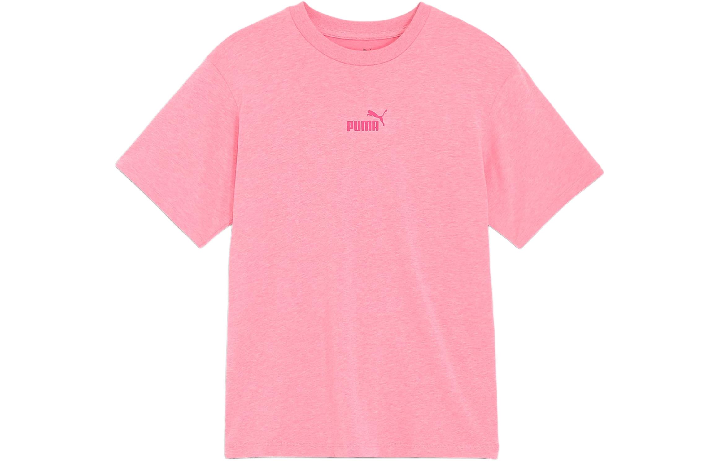 PUMA ESS+MX NO1 Regular T Shirt Women's Pink