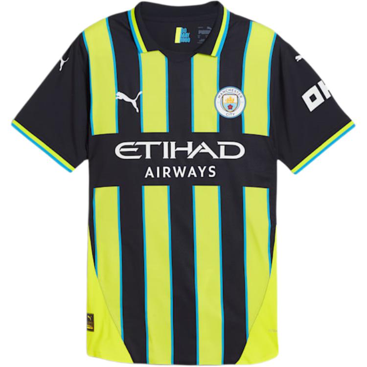 PUMA Camiseta De Fútbol De Visitante Auténtica Para Hombre Manchester City 24/25