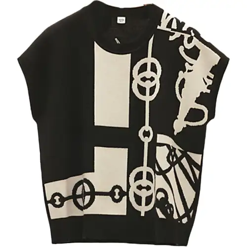 HERMES Knitwear Women's Black Crew Neck Moderate
