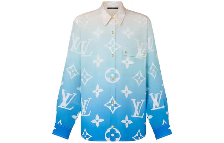 LOUIS VUITTON SS21 Shirt Women's Blue White