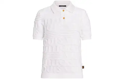 LOUIS VUITTON New Quarterly Products Of LV FW21 Polo Shirt Women's White