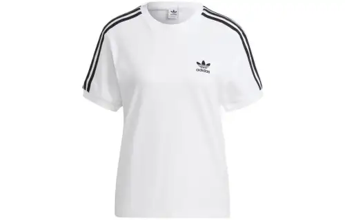 Adidas Originals Drop Shoulder Sleeve T Shirt Women's White