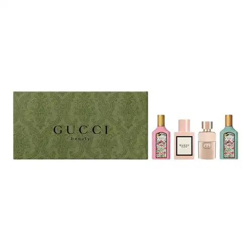 GUCCI Gucci Perfume Sample Set Qimeng Jasmine/Qimeng Gardenia/Hua Yue Women/Ms. Guilty Love/Qimeng Mulan EDP Eau de Toilette EDT 5ml*4 Set Birthday Gift for My Girlfriend in the New Year