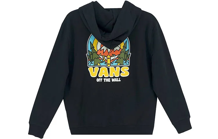 Vans Sweatshirts Women's Black Hooded (Non-detachable) Moderate