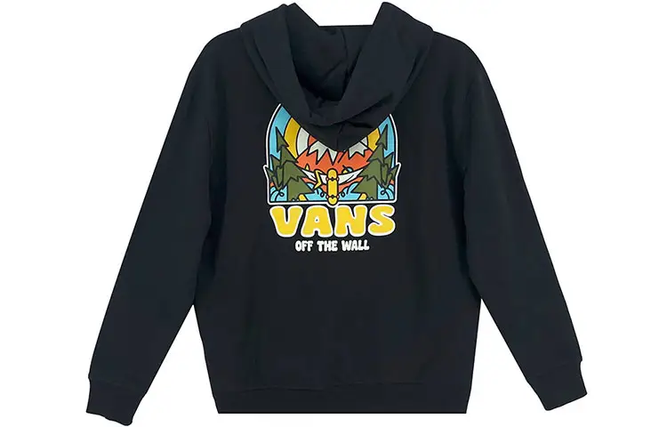 Vans Sweatshirts Women's Black Hooded Moderate Regular