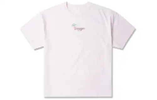 Converse T Shirts Women's White Crew Neck Moderate Straight Fit