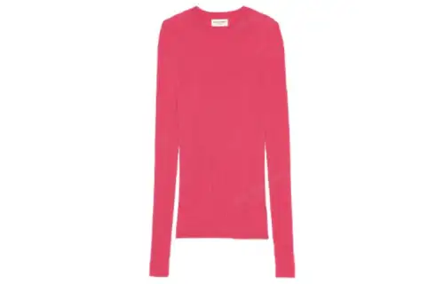 SAINT LAURENT FW21 Sweater Women's Fuchsia