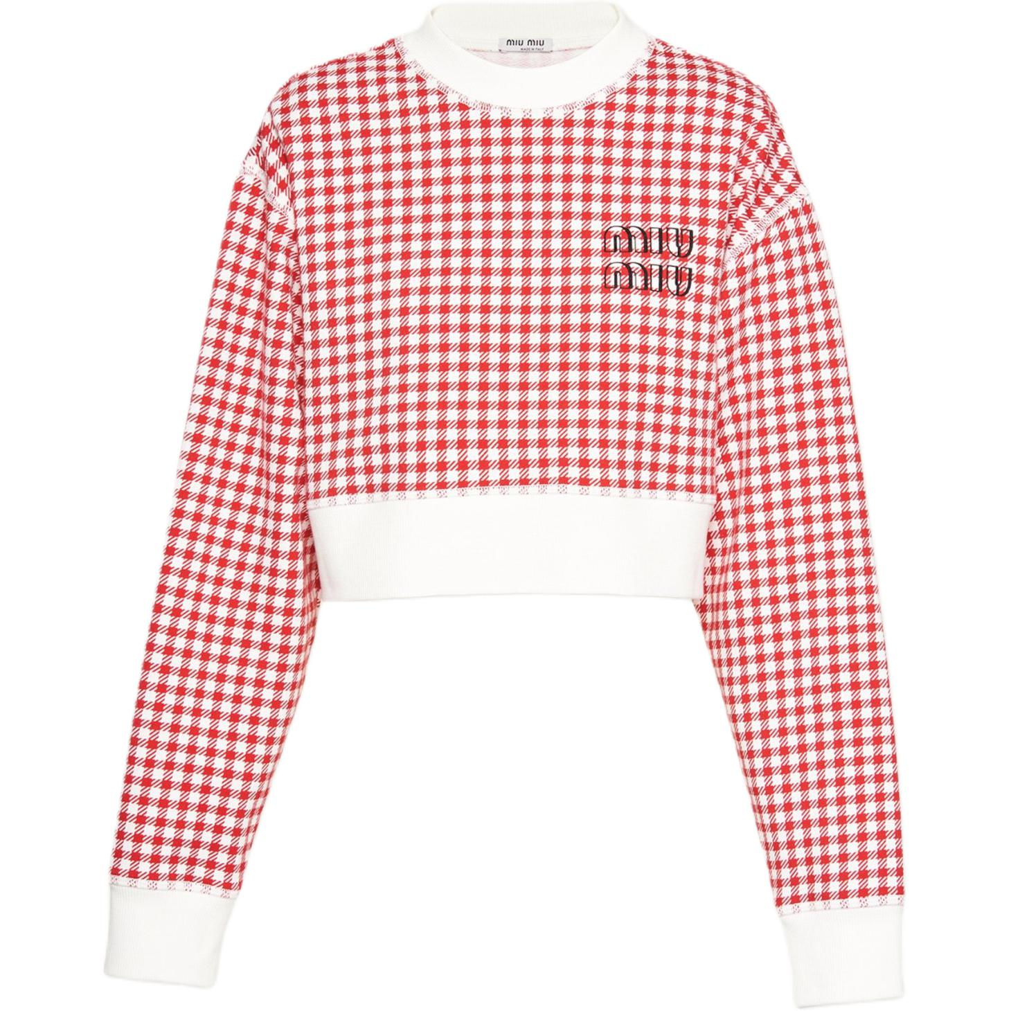 MIU MIU SS22 Sweatshirt Women's Red