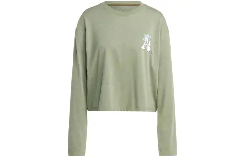 Adidas Originals X MOOMIN Drop Shoulder Sleeve T Shirt Women's Olive Green