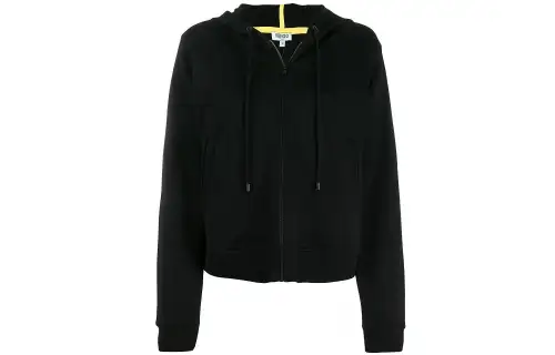 KENZO Sweatshirts Women's Black Hooded Moderate Regular