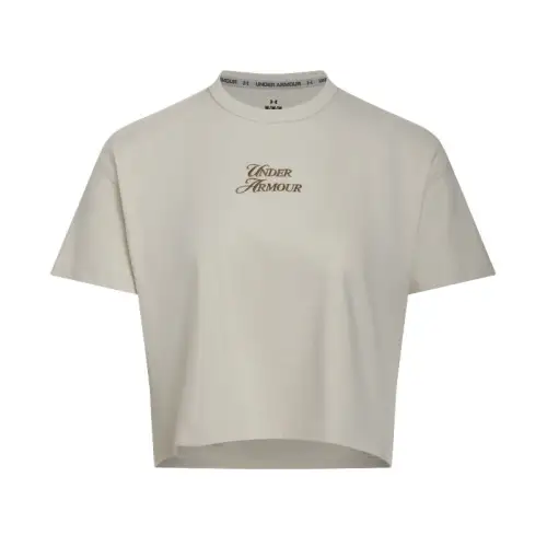 Under Armour Drop Shoulder Sleeve T Shirt Women's Rock