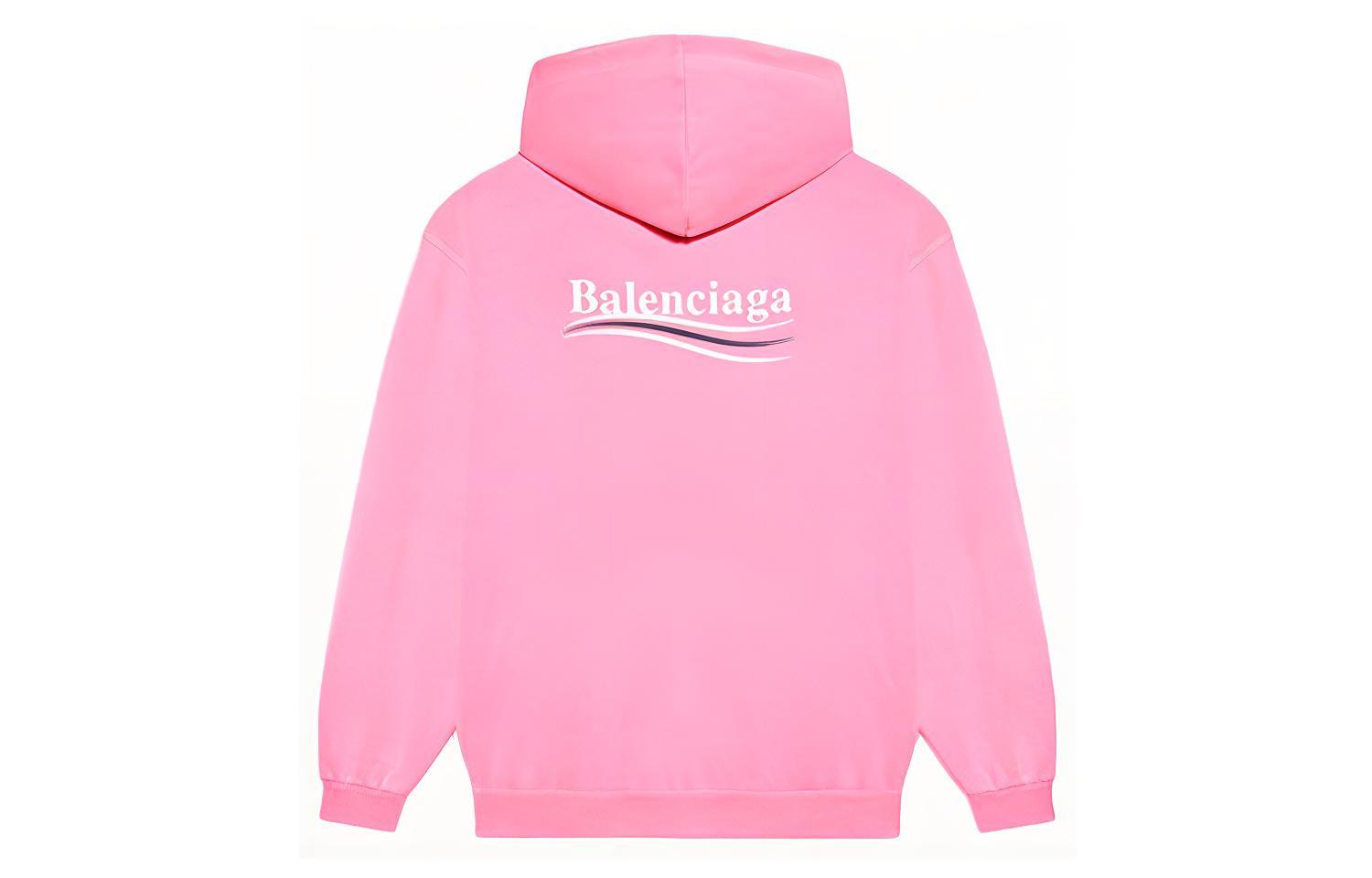 Женское худи Balenciaga 578135TJVD45713 (розовое)