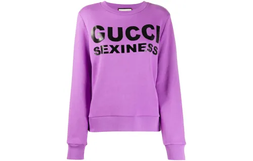 GUCCI Sweatshirt Women's Purple
