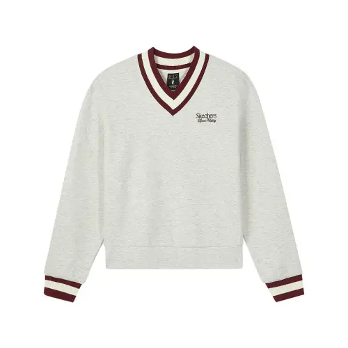 Skechers Sports League Collection Sweatshirt Women's Light Heather Gray