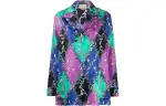 GUCCI Shirts Women's Purple Cuban Collar Moderate Other